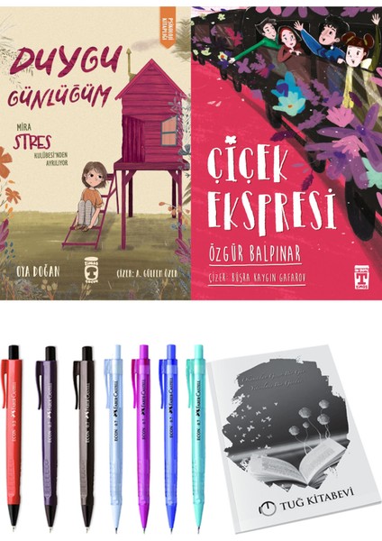 Çiçek Ekspresi ve Duygu Günlüğüm Mira Stres Kulübesi'nden Ayrılıyor 2li Set