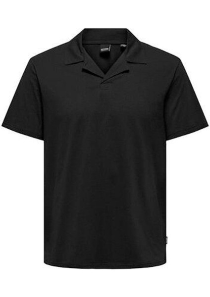 Onsabraham Reg Ss Resort Polo Cs Erkek T-Shirt 22019294 Black