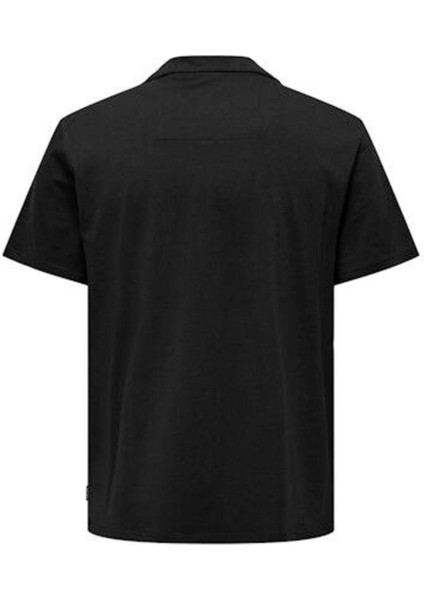 Onsabraham Reg Ss Resort Polo Cs Erkek T-Shirt 22019294 Black