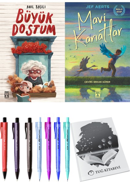 Mavi Kanatlar ve Büyük Dostum 2'li Set - Kalem