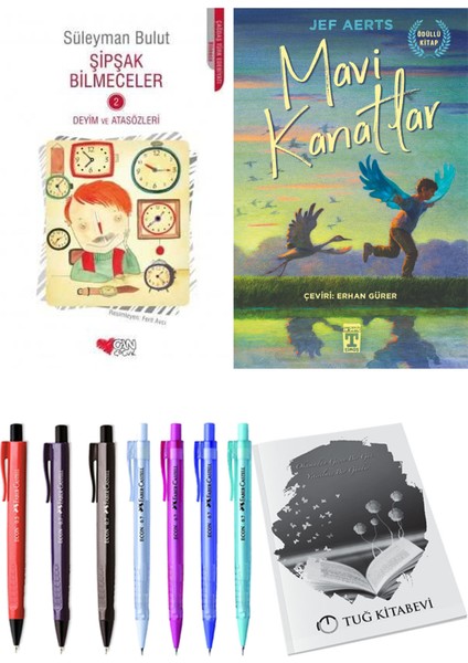 Mavi Kanatlar ve Şipşak Bilmeceler 2 2'li Set - Kalem