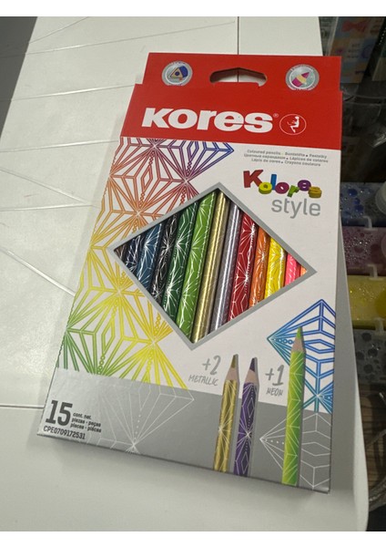 Kolores Style 15'li Boya Kalemi