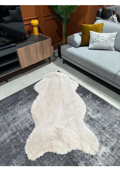 Postik Halı Post Peluş Tavşan Tüyü Ultra Yumuşak Post