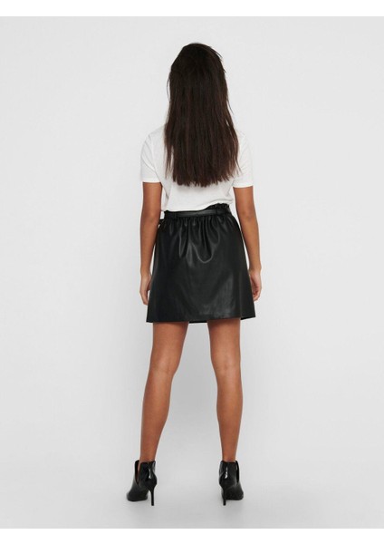 Onlheıdı Faux Leather Skırt Only Suni Deri Etek indirimleri