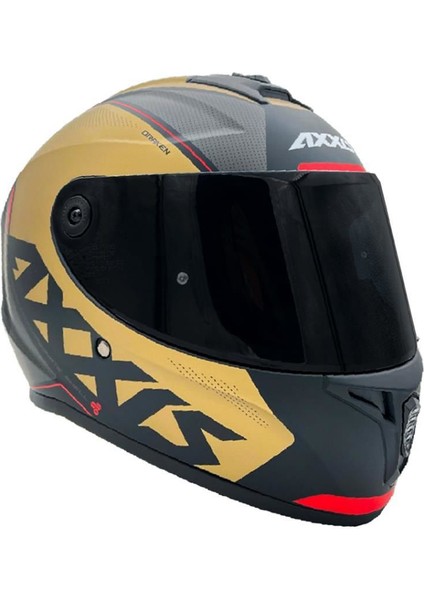 Draken S Gear A9 Matt Gold Kapalı Motosiklet Kaskı - Xxl modelleri