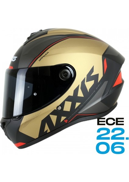 Draken S Gear A9 Matt Gold Kapalı Motosiklet Kaskı - Xxl fırsatları