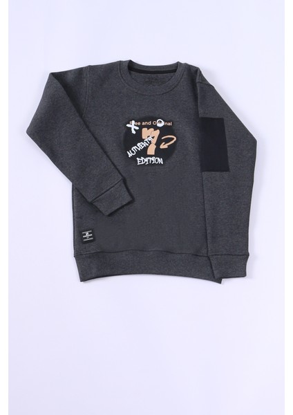 Erkek Çocuk 3 Iplik Sweat Sırt Baskılı Ribanalı E19 modelleri