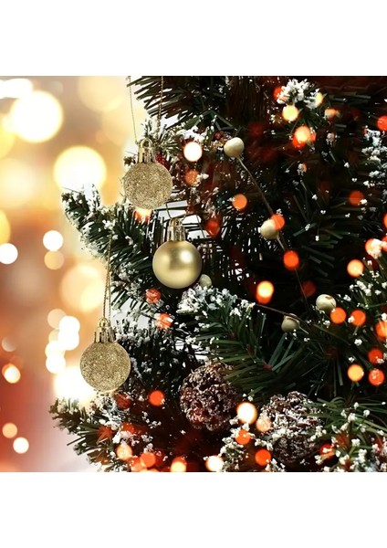 Yılbaşı Yeniyıl Christmas Çam Ağacı Kırmızı Süsü Cici Top 4 cm 6 fiyatları