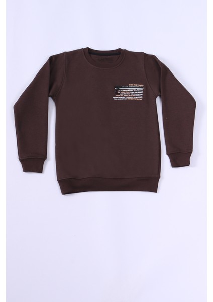 Erkek Çocuk 3 Iplik Sweat Sırt Baskılı Ribanalı E19 modelleri