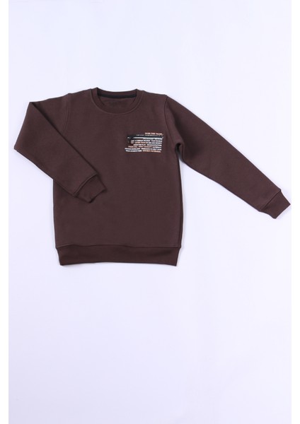 Erkek Çocuk 3 Iplik Sweat Sırt Baskılı Ribanalı E19 fırsatları