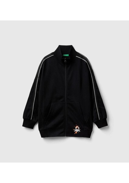 Erkek Çocuk Fermuarlı Sweatshirt 503Z