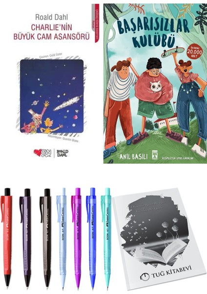 Başarısızlar Kulübü ve Charlie'nin Büyük Cam Asansörü 2'li Set - Kalem