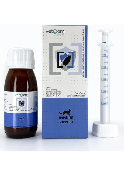 Vetqom Kedi Immune Support 60 ml