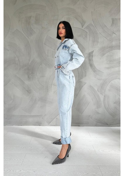 Blue Denim Tulum - Mavi modelleri