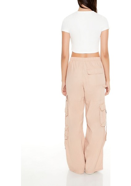 F21 Straight-Leg Utility Kargo Pantolon