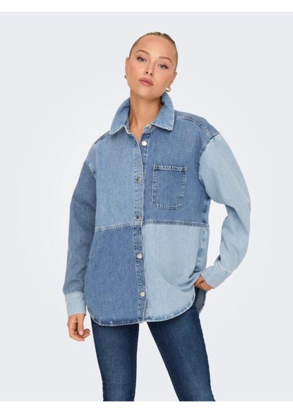 Onlsanına Ls Rework Ovs Dnm Shırt Cro Only Kot Ceket