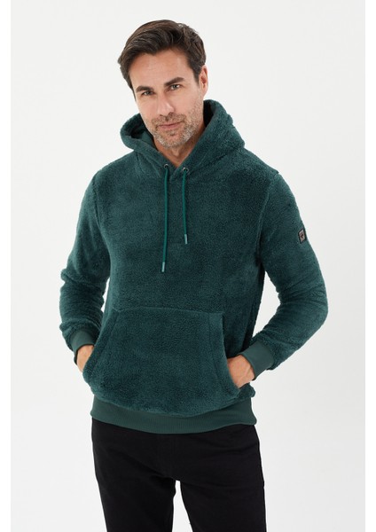 Kapüşonlu Peluş Sweatshirt Regular Fit- SW-1067