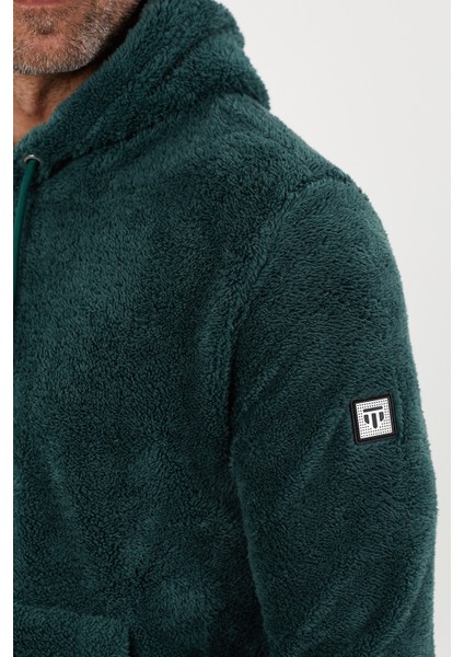 Kapüşonlu Peluş Sweatshirt Regular Fit- SW-1067