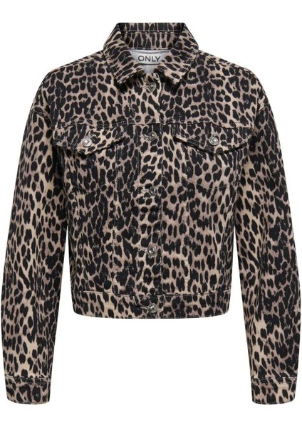 Onlanlıe Ls Aop Jacket Pnt Only Leopar Ceket