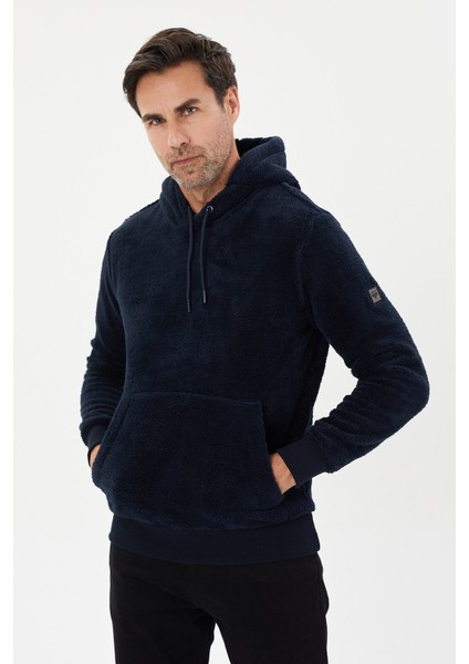 Kapüşonlu Peluş Sweatshirt Regular Fit- SW-1067