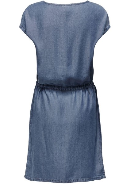 Onlpema May Ss Dnm Dress Qyt Liyosel Kumaş Elbise
