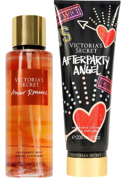 Amber Romance & After Party Angel Vücut Losyonu ve Spreyi 2'li Set