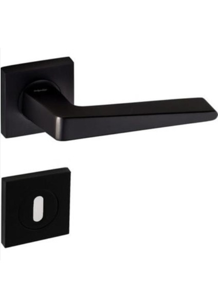 Max Penta Mat Siyah Kare Rozetli Oda