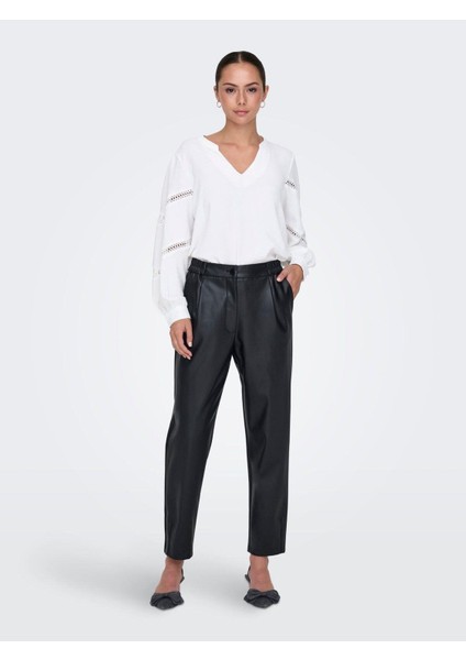 Onlmynte Faux Leather Pants Otw Only Suni Deri Pantalon