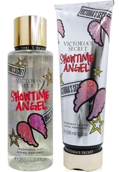 Showtime Angel Vücut Losyonu ve Spreyi 2'li Set