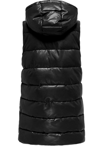 Onlnewanja Faux Leather Waıstcoat cc Otw Only Suni Deri Şişme Yelek fiyatları