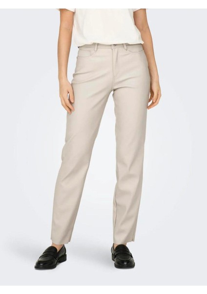Onlemıly Hw St Ank Faux Leather Pnt Suni Deri Pantolon