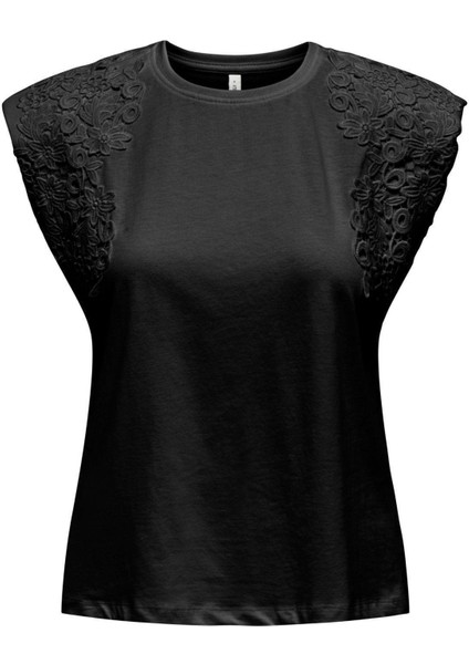 Onlhenrıetta Lıfe S/l Top Box Jrs %100 Pamuk T-Shirt