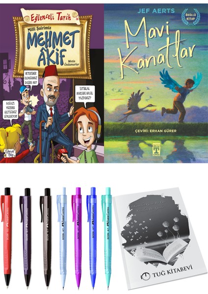 Mavi Kanatlar ve Milli Şairimiz Mehmet Akif 2'li Set - Kalem