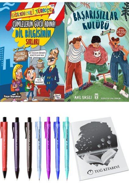 Başarısızlar Kulübü ve Cümlelerin Gücü Adına! Dil Bilgisinin Sırları 2'li Set - Kalem