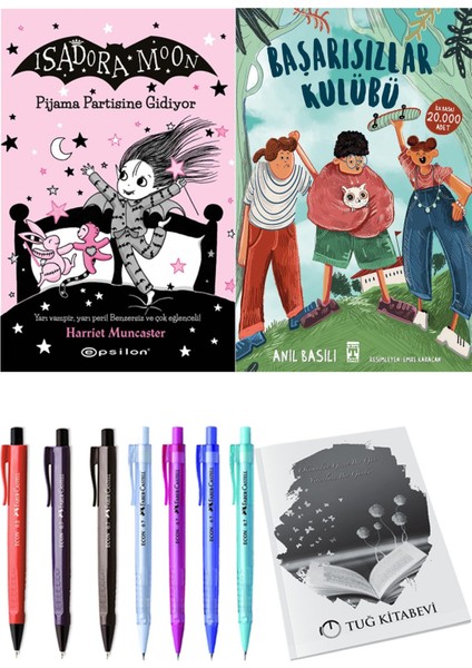 Başarısızlar Kulübü ve Isadora Moon 10 Pijama Partisine Gidiyor 2'li Set - Kalem