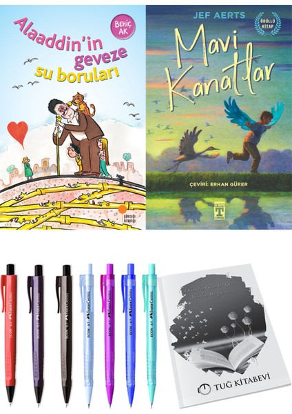 Mavi Kanatlar ve Alaaddin’in Geveze Su Boruları 2'li Set - Kalem