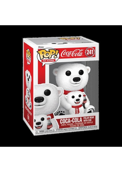 Pop Ad Icon Coca-Cola Polar Bear With Cub 241