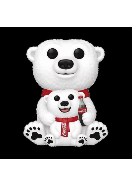 Pop Ad Icon Coca-Cola Polar Bear With Cub 241