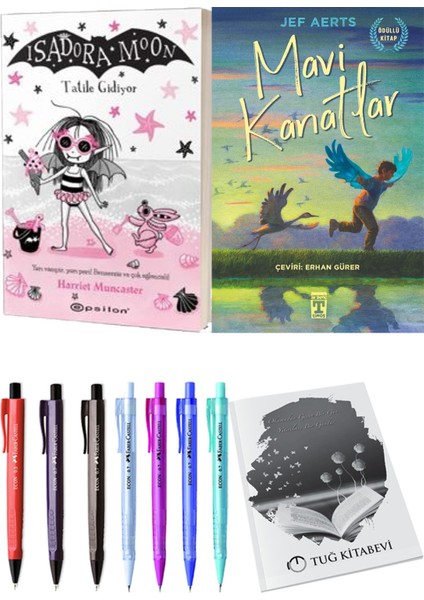 Mavi Kanatlar ve Isadora Moon 11 Tatile Gidiyor 2'li Set - Kalem