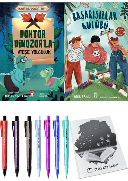 Başarısızlar Kulübü ve Doktor Dinozor'la Ateşe Yolculuk 2'li Set - Kalem