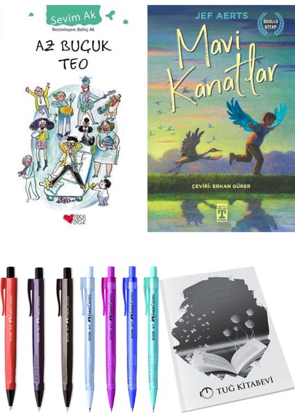 Mavi Kanatlar ve Az Buçuk Teo 2'li Set - Kalem