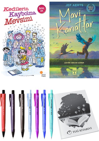 Mavi Kanatlar ve Kedilerin Kaybolma Mevsimi 2li Set
