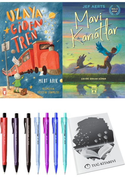 Mavi Kanatlar ve Uzaya Giden Tren 2li Set