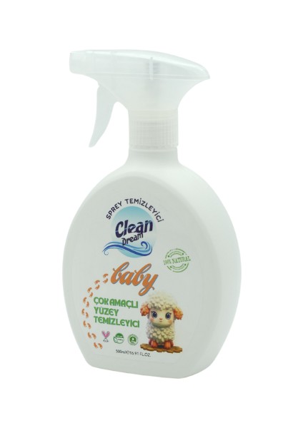 Clean Dream Bebek Çok Amaçlı Yüzey Temizleyici - Hassas ve Güvenli Formül fiyatları
