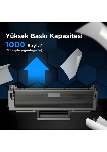 Kingjet® 106A / W1106A 2'li Paket - Hp Uyumlu Çipli Muadil Toner