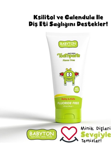 Nessiworld Babyton Organik Doğal Natural Diş Macunu 50 gr