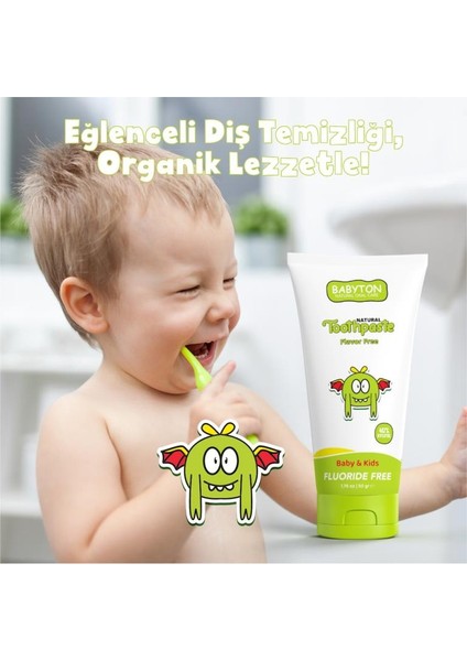 Nessiworld Babyton Organik Doğal Natural Diş Macunu 50 gr