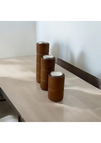 Silindir 3’lü Mumluk Kestane modelleri