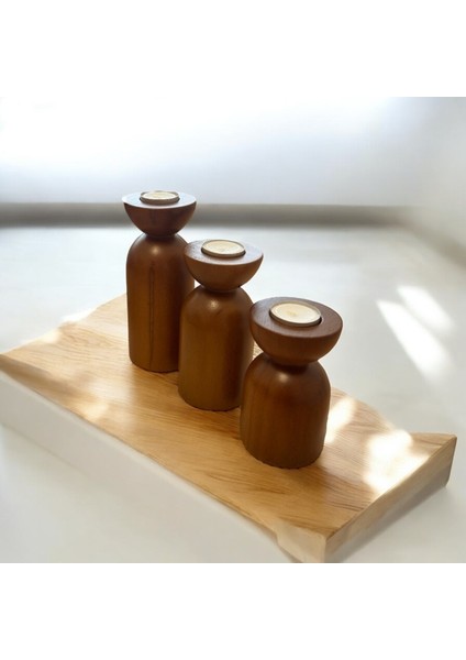 Balerin 3’lü Mumluk Kestane modelleri