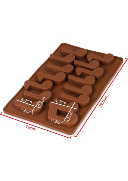Nota Silikon Kalıp 14'Lü